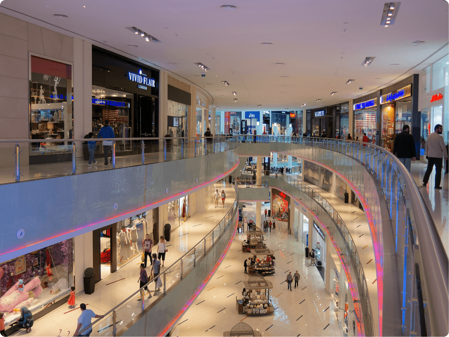 Retail and manufacturing facilities